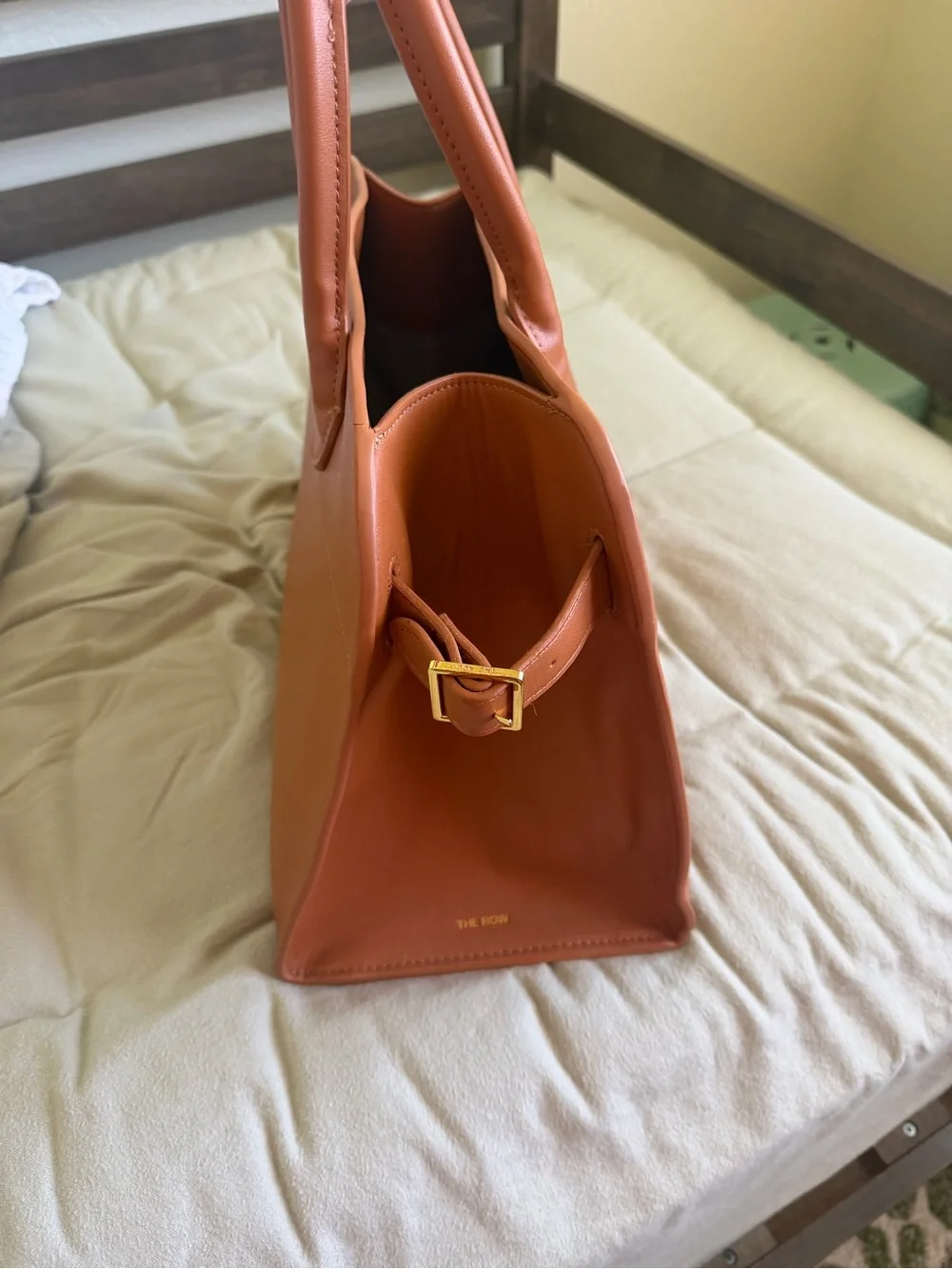 Structured Women's Satchel in Cognac Brown-Margaux Bag